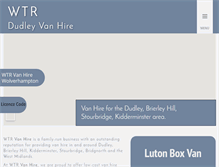 Tablet Screenshot of dudleyvanhire.com